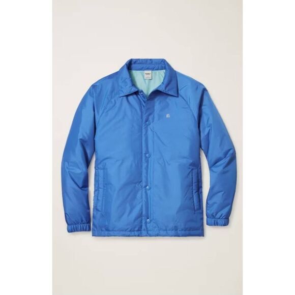 Bonobos Mens Fielder Lightweight Rain Repellent Jacket Blue Size XXL EUC - Picture 1 of 11